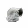 Thrifco Plumbing 1-1/2 Inch x 1 Inch Galvanized Steel 90 Degrees Reducer Elbow 5217023